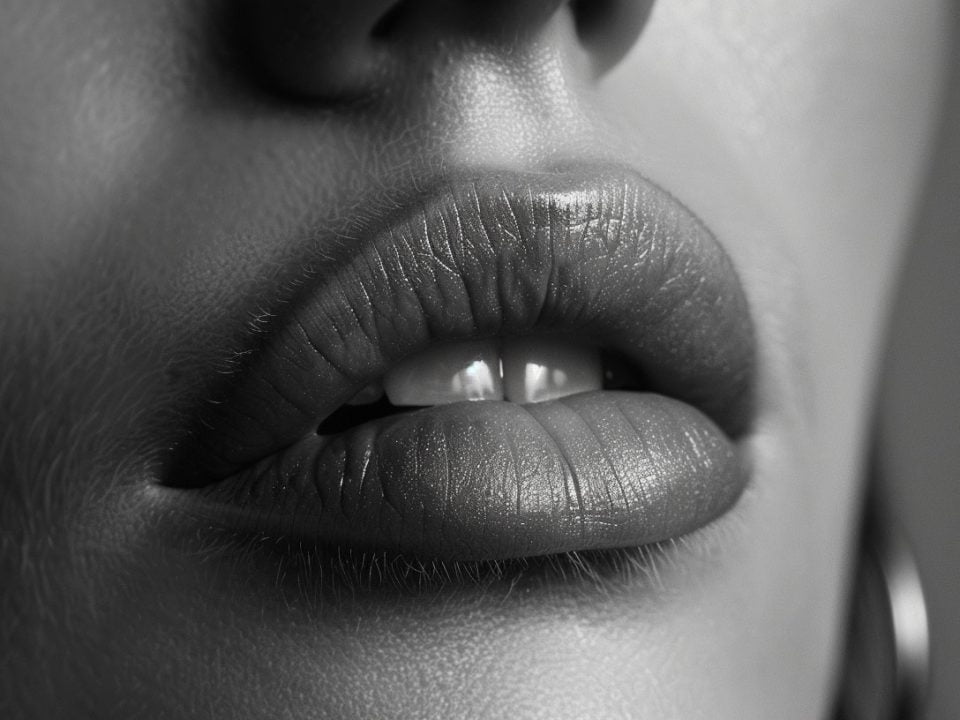 Gros plan sur des lèvres atteintes d'herpès labial illustrant les symptômes et le besoin de traitement